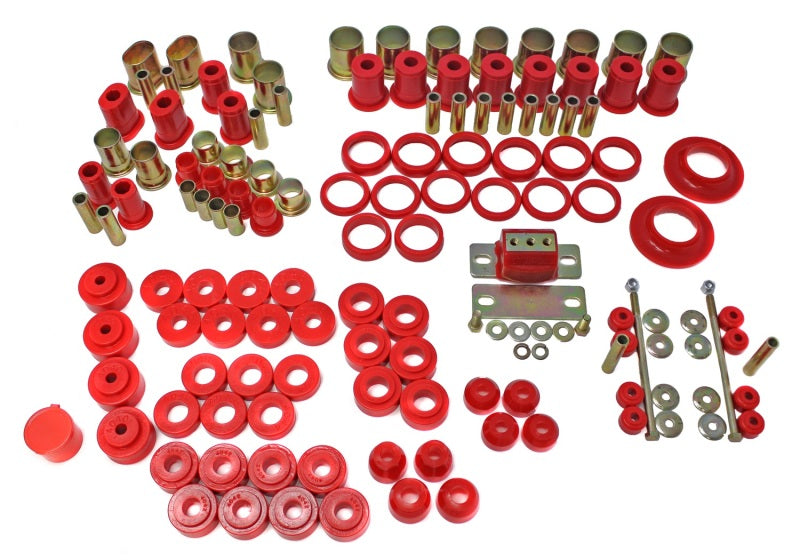 Energy Suspension 66-72 Chevelle Red Hyper-flex Master Bushing Set - Mammoth Racing -