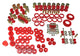 Energy Suspension 66-72 Chevelle Red Hyper-flex Master Bushing Set - Mammoth Racing -