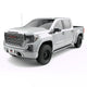 EGR 19-23 Gmc Sierra 1500 Summit Traditional Bolt-On Look Fender Flares White Set Of 4 - Mammoth Racing -