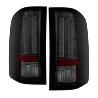Spyder Chevy Silverado 07-13 LED Tail Lights Blk Smke ALT-YD-CS07-LED-BSM - Mammoth Racing -