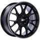 BBS CH-R 18x8.5 5x112 ET38 Satin Black Polished Rim Protector Wheel -82mm PFS/Clip Required - Mammoth Racing -