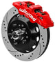 Wilwood Aero6 Big Brake Front Kit 14.00in D/S Red 67-69 Chevrolet Camaro w/ Wilwood AFX Pro Spindle - My Store