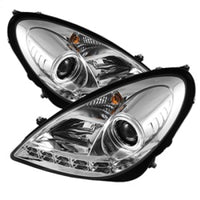 Spyder Mercedes Benz SLK 05-10 Projector Xenon/HID Model- DRL Chrm PRO-YD-MBSLK05-HID-DRL-C - Mammoth Racing -