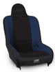 PRP Premier High Back Suspension Seat (Two Neck Slots) - Black / Blue - Mammoth Racing -