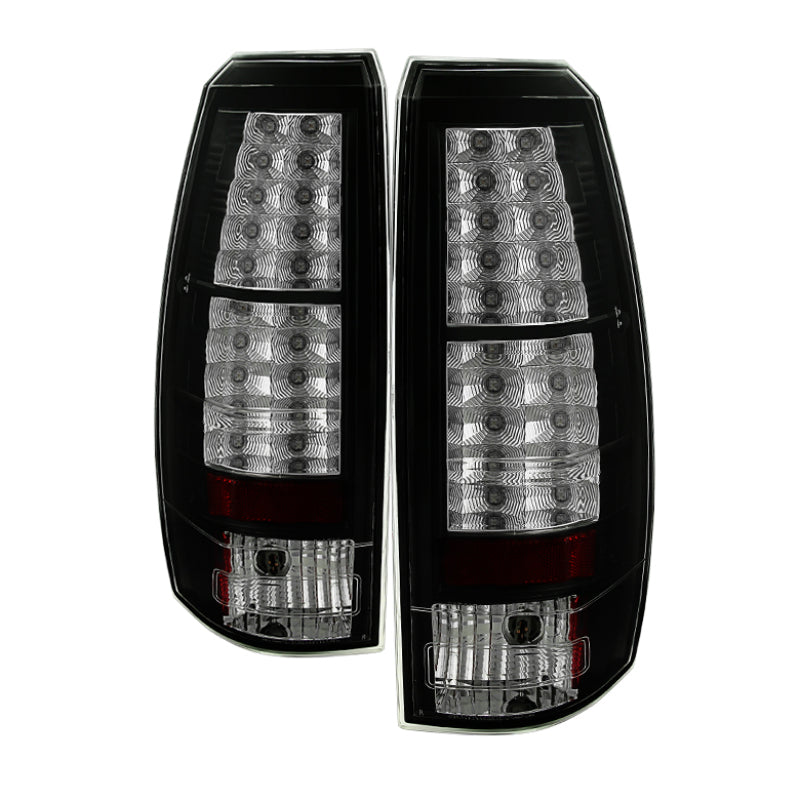 Spyder Chevy Avalanche 07-13 LED Tail Lights Black ALT-YD-CAV07-LED-BK - Mammoth Racing -