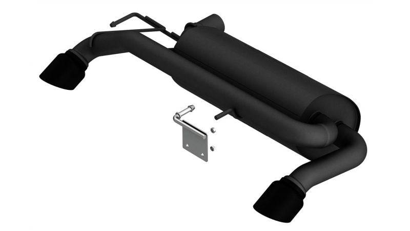 Borla 21-22 Ford Bronco 2.7L V6 4WD ATAK Axle Back Exhaust w/ Black Coated Tips - Mammoth Racing -