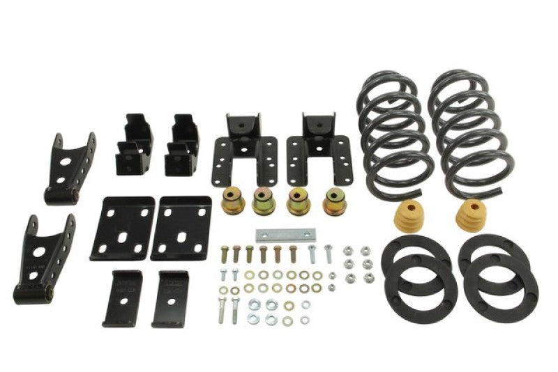 Belltech Lowering KIT 2014 Silverado/Sierra Std Cab 2WD 1in or 2in Front/4in Rear w/o Shocks - Mammoth Racing -