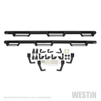 Westin/HDX 07-19 Chevrolet Silverado 2500 8ft Drop Wheel to Wheel Nerf Step Bars - Textured Black - Mammoth Racing -