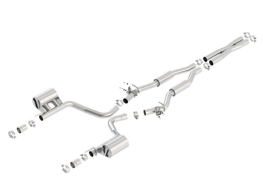 Borla 2015 Dodge Challenger SRT/392 Hemi 6.4L V8 S-TYPE Catback Exhaust w/ Valves Factory Bezel - My Store