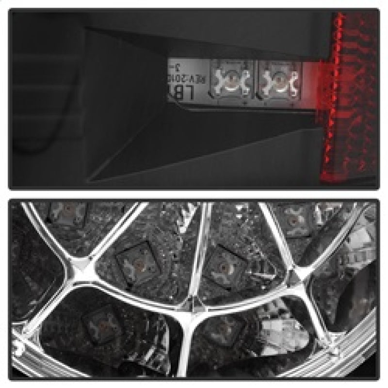 Spyder Toyota Tundra 07-13 LED Tail lights Black ALT-YD-TTU07-LED-BK - Mammoth Racing -
