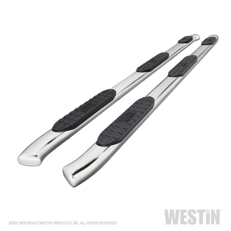 Westin 2020 Chevy Silverado 2500/3500 Double Cab (8ft Bed) PRO TRAXX 5 Oval W2W Nerf Bars - SS - Mammoth Racing -