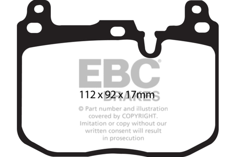 EBC 14+ BMW i8 1.5 Turbo/Electric Yellowstuff Front Brake Pads - My Store