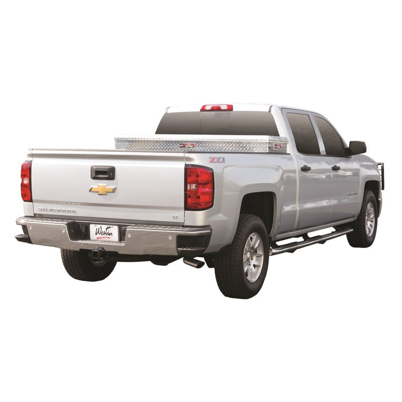 Westin 07-18 Chevy Silv 1500 Crew (5.5ft) Excl 2007 Classic PRO TRAXX 5 WTW Oval Nerf Step Bars - SS - Mammoth Racing -