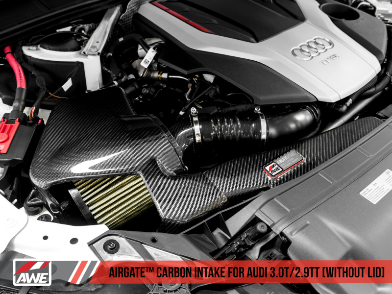 AWE Tuning Audi B9/B9.5 S4/S5/RS5 3.0T Carbon Fiber AirGate Intake w/ Lid - Mammoth Racing -