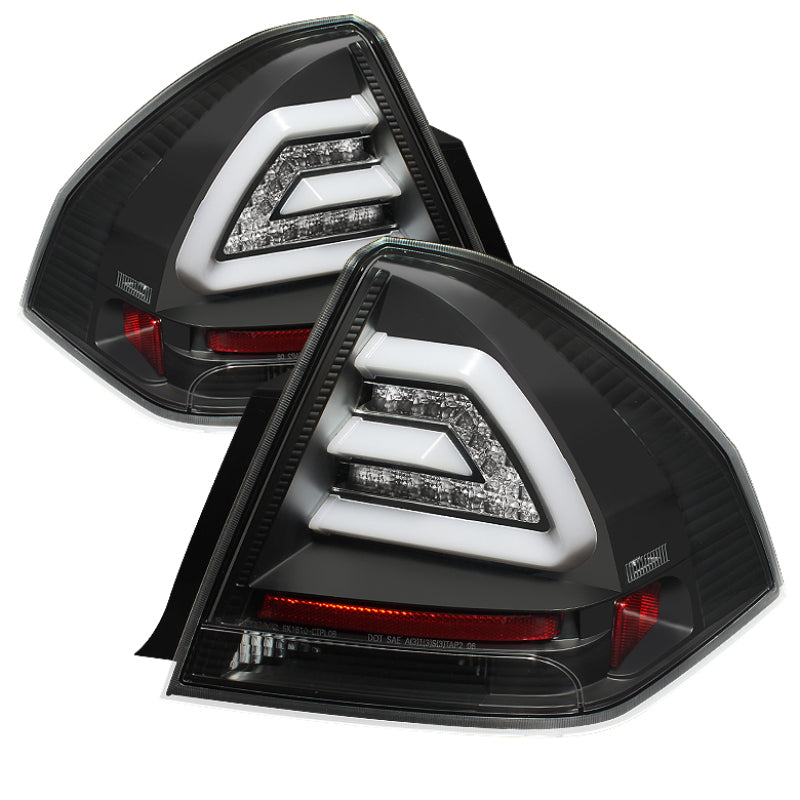 Spyder Chevy Impala 2006-2013 LED Tail Lights Black ALT-YD-CHIP06-LED-BK - Mammoth Racing -