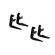 Westin 2015-2018 Ford F-150 Reg/SuperCab Running Board Mount Kit - Black - Mammoth Racing -
