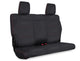 PRP 07 Jeep Wrangler JKU Rear Seat Cover/4 door - Black with Red Stitching - Mammoth Racing -