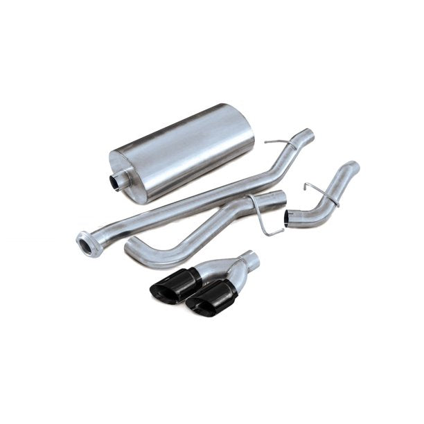 Corsa 02-06 Chevrolet Suburban 5.3L V8 3in Cat-Back Single Side w Twin 4in Black Pro-Series Tips - Mammoth Racing -