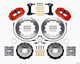 Wilwood Narrow Superlite 6R Front Hat Kit 13.06in Red 1999-2012 Subaru WRX w/Lines - Mammoth Racing -