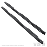 Westin 2019 Chevrolet Silverado Crew Cab w/ 6.5ft Bed PRO TRAXX 5 W2W Oval Nerf Step Bars - Black - Mammoth Racing -