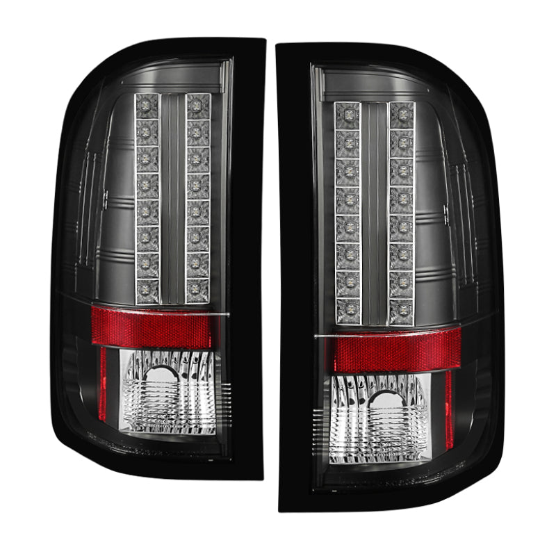 Spyder Chevy Silverado 07-13 LED Tail Lights Blk ALT-YD-CS07-LED-BK - Mammoth Racing -