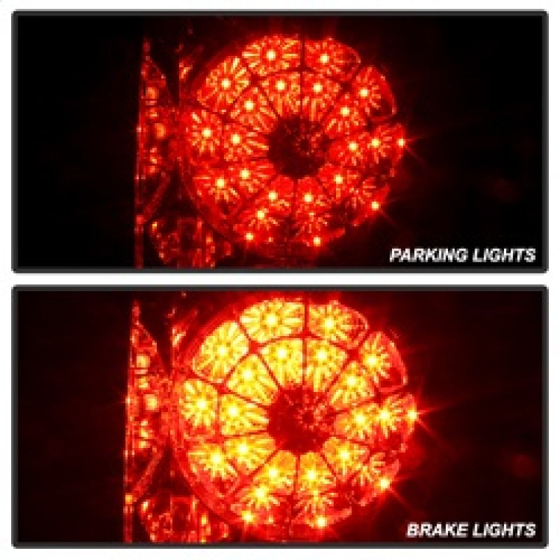 Spyder Toyota Tundra 07-13 LED Tail lights Red Smoke ALT-YD-TTU07-LED-RS - Mammoth Racing -