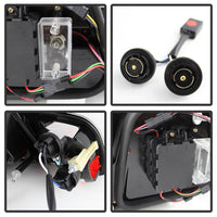 Spyder 04-06 BMW E46 2Dr (Coupe ONLY No Conv.) Lgtbar Styl LED Tail Lghts Blk ALT-YD-BE4604-LBLED-BK - Mammoth Racing -