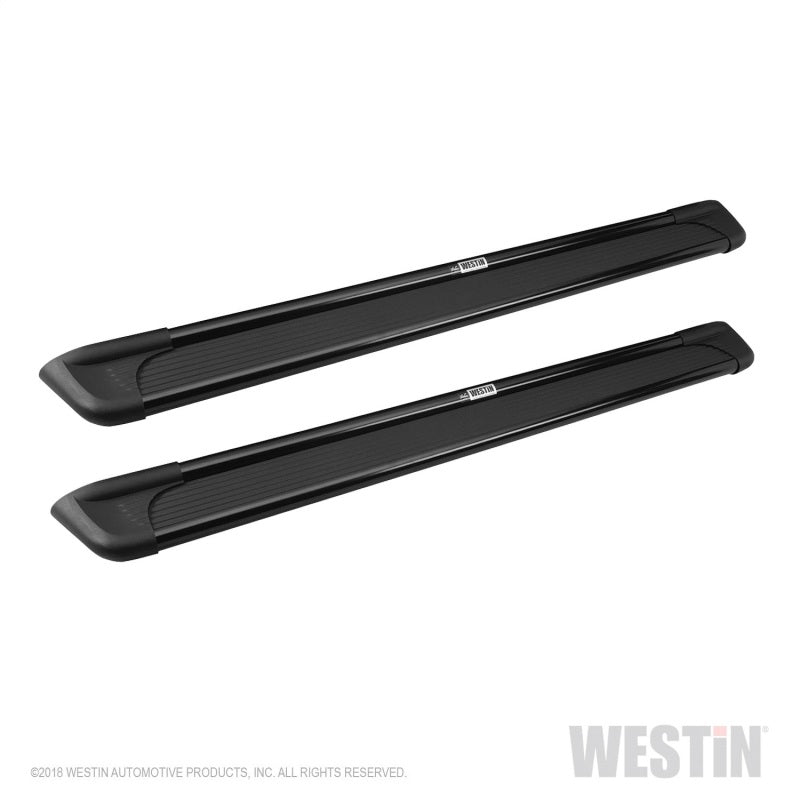Westin Sure-Grip Aluminum Running Boards 79 in - Black - Mammoth Racing -