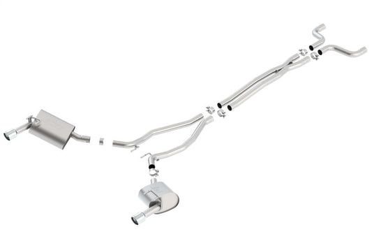 Borla 14-15 Camaro 3.6L V6 Single Split Rear Exit Touring Catback Exhaust - My Store