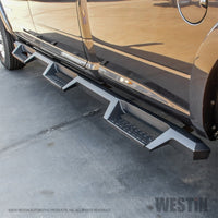 Westin/HDX 19-20 Ram 2500/3500 Crew Cab (8ft Bed) Drop Wheel to Wheel Nerf Step Bars - Txt Black - Mammoth Racing -