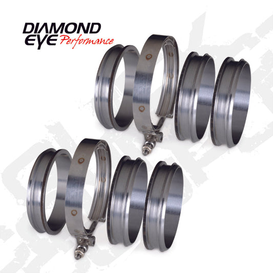 Diamond Eye 6 PIECE QUICK CONNECTOR COUPLER KIT - Mammoth Racing -