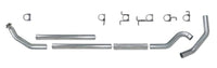 Diamond Eye KIT 4in TB MFLR RPLCMENT PIPE SGL AL: 98.5 - 02 DODGE CUMMINS 5.9L - Mammoth Racing -