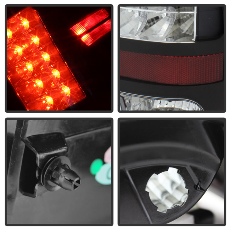 Spyder Dodge Ram 1500 13-14/Ram 2500 13-14 LED Tail Lights LED Model only - Blk ALT-YD-DRAM13-LED-BK - Mammoth Racing -