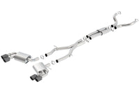 Borla 16-17 Chevy Camaro 6.2L 4in Dual CF Tips w/Black Core Dual Split Exit ATAK Catback Exhaust - My Store