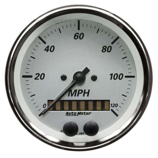 AutoMeter American Platinum Series 0-120mph 3-3/8in. GPS Speedometer Gauge - My Store