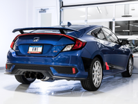 AWE Tuning Honda Civic Si 10th Gen 1.5L Turbo Dual-to-Triple Tip Conversion Kit - Diamond Black Tip - Mammoth Racing -