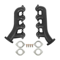 1982-2004 GM S-10/Sonoma LS Swap Exhaust Manifolds, 2.50 inch Outlet - Black Ceramic Finish - My Store