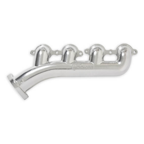 1982-2004 GM S-10/Sonoma LS Swap Exhaust Manifolds, 2.50 inch Outlet - Silver Ceramic Finish - Mammoth Racing -