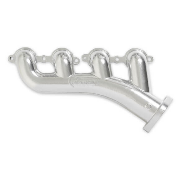 1982-2004 GM S-10/Sonoma LS Swap Exhaust Manifolds, 2.50 inch Outlet - Silver Ceramic Finish - Mammoth Racing -