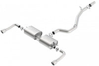 Borla 14-16 Audi A3 Quattro 2.0L Turbo AT/MT RWD 4DR S-Type Cat-Back Exhaust Single Split Rear Exit - Mammoth Racing -
