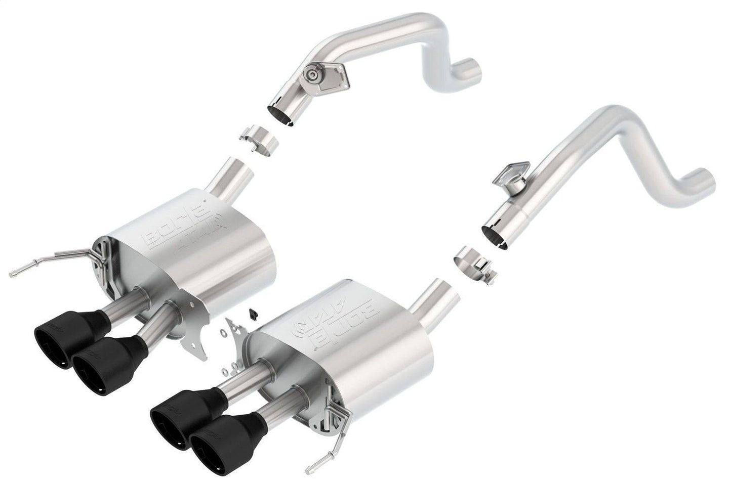 Borla 14-18 C7 Corvette Stingray Axle-Back ATAK Exhaust 2.75in To Muffler Dual 2.0in Out 4.25in Tip - Mammoth Racing -