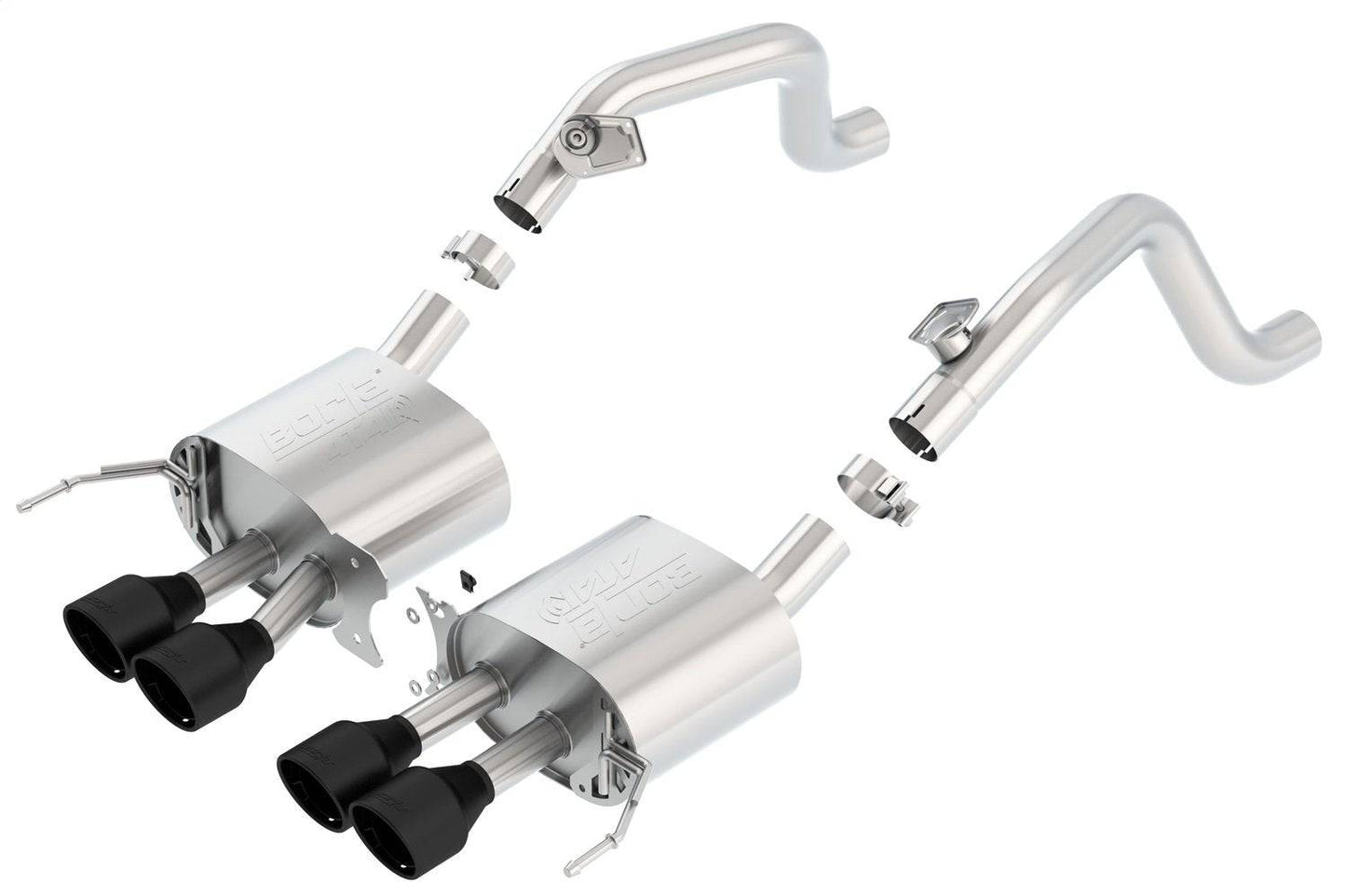 Borla 14-18 C7 Corvette Stingray Axle-Back ATAK Exhaust 2.75in To Muffler Dual 2.0in Out 4.25in Tip - Mammoth Racing -