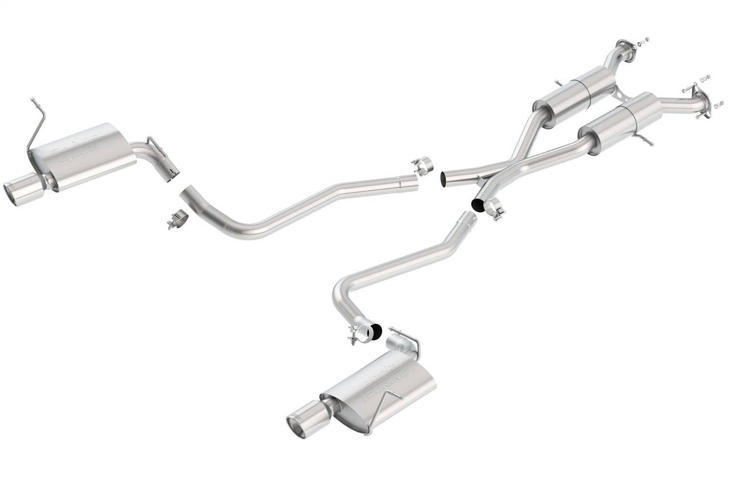 Borla 11-16 Jeep Grand Cherokee Limited/Laredo 5.7L 8cyl 4WD/RWD SS Catback Exhaust - Mammoth Racing -