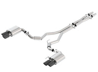 Borla 2018 Ford Mustang GT (A/T / M/T) 3in S-Type Catback Exhaust w/o Valves w/ Black Chrome Tips - Mammoth Racing -
