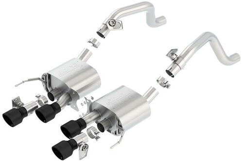 Borla 14-18 C7 Corvette Stingray Axle-Back ATAK Exhaust 2.75in To Muffler Dual 2.75in Out 4.25in Tip - Mammoth Racing -