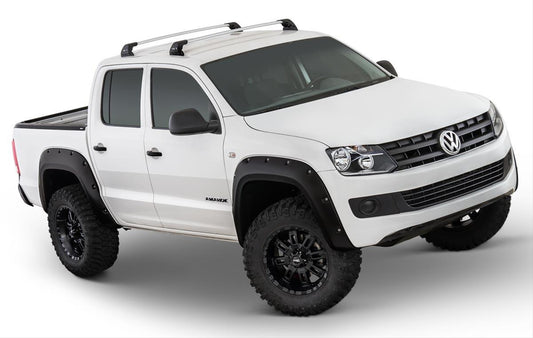 Bushwacker 17-18 Volkswagen Amarok Pocket Style Flares 2pc Excludes Diesel 61.2in Bed - Black