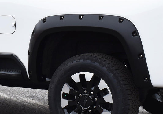 Bushwacker 19-21 Chevrolet Silverado 1500 Pocket Style Flares 4pc - Summit White