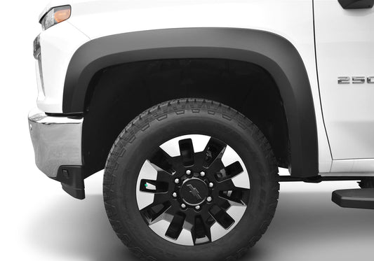 Bushwacker 2020 Chevrolet Silverado 2500 Extend-A-Fender Style Flares Front 2pc - Black - My Store