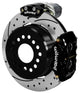 Wilwood Forged Dynalite Rear Electronic Parking Brake Kit - Black Powder Coat Caliper - D/S Rotor - My Store