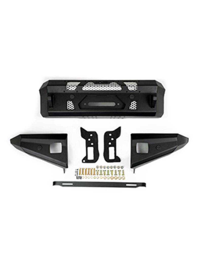 DV8 Offroad 2021+ Ford Bronco Front Bumper Winch Capable w/ Optional Bull Bar/Aux Light Opening - Mammoth Racing -